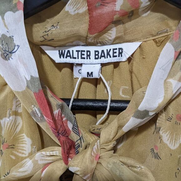 Walter baker | Artur chiffon midi dress in Poppy Paradise - Picture 4 of 15